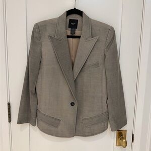 VINTAGE SMYTHE wool lined grey Blazer